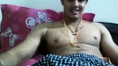 Hung Uncut Indian Guy Wanking on Cam