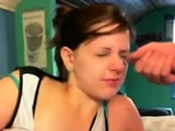 Cumming All Over His Girlfriends Face